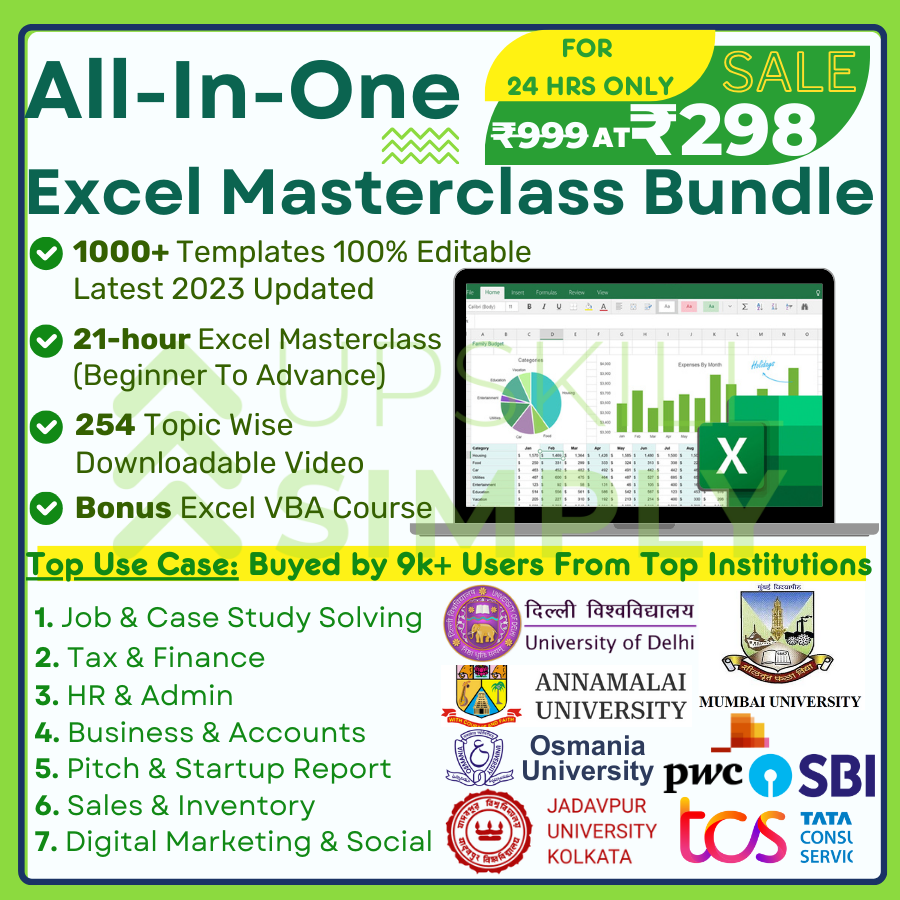 Microsoft Excel Materclass Online Course